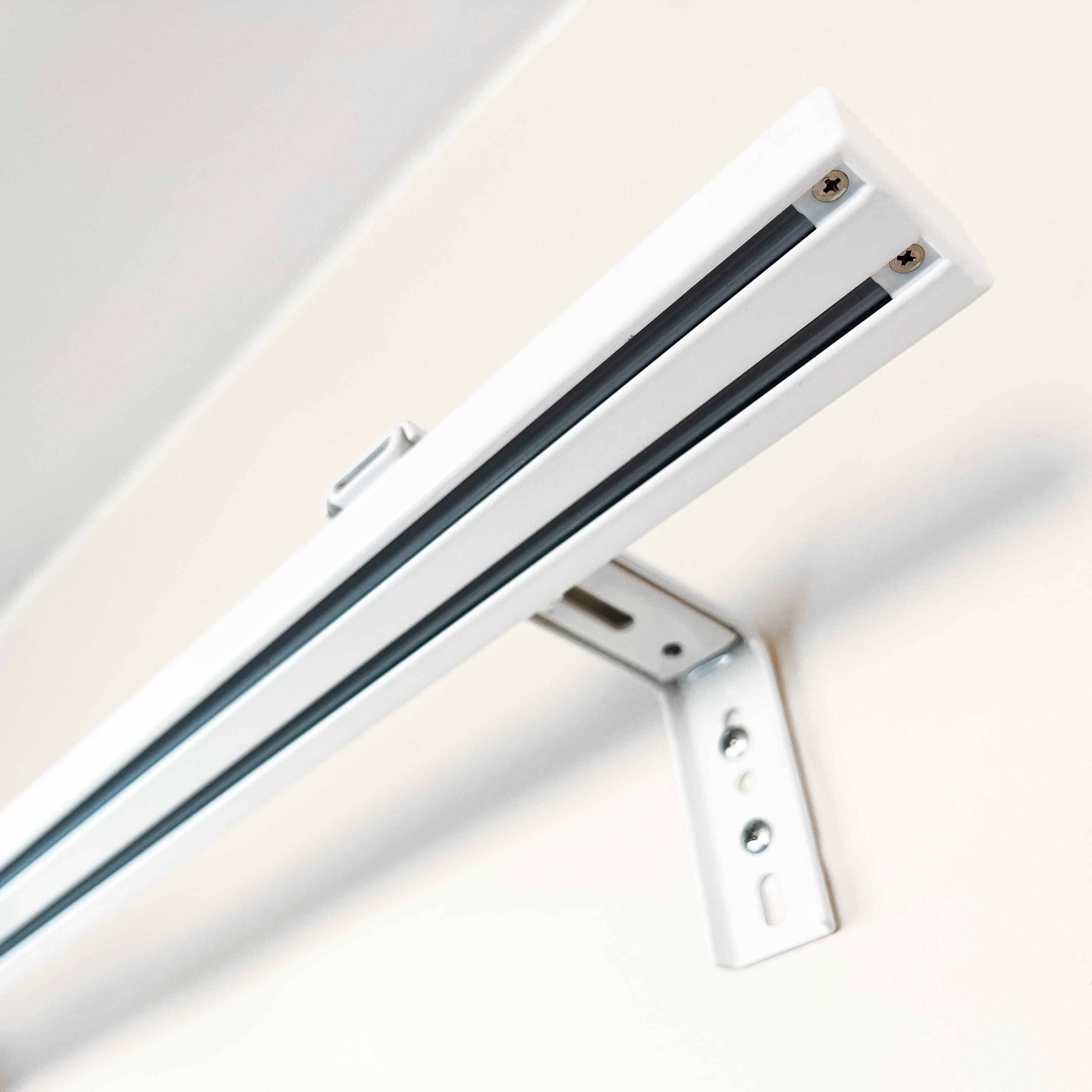 2-Tracks Panel Curtain Rail, ceiling or wall mount