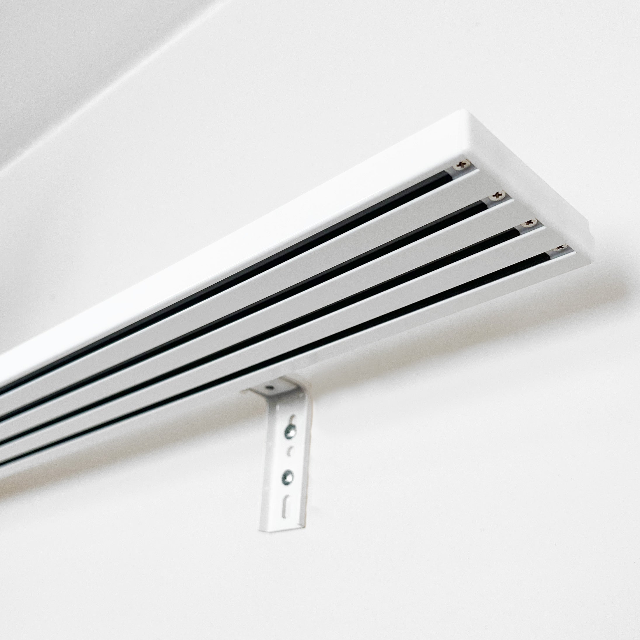 4-Tracks Panel Curtain Rail, ceiling or wall mount