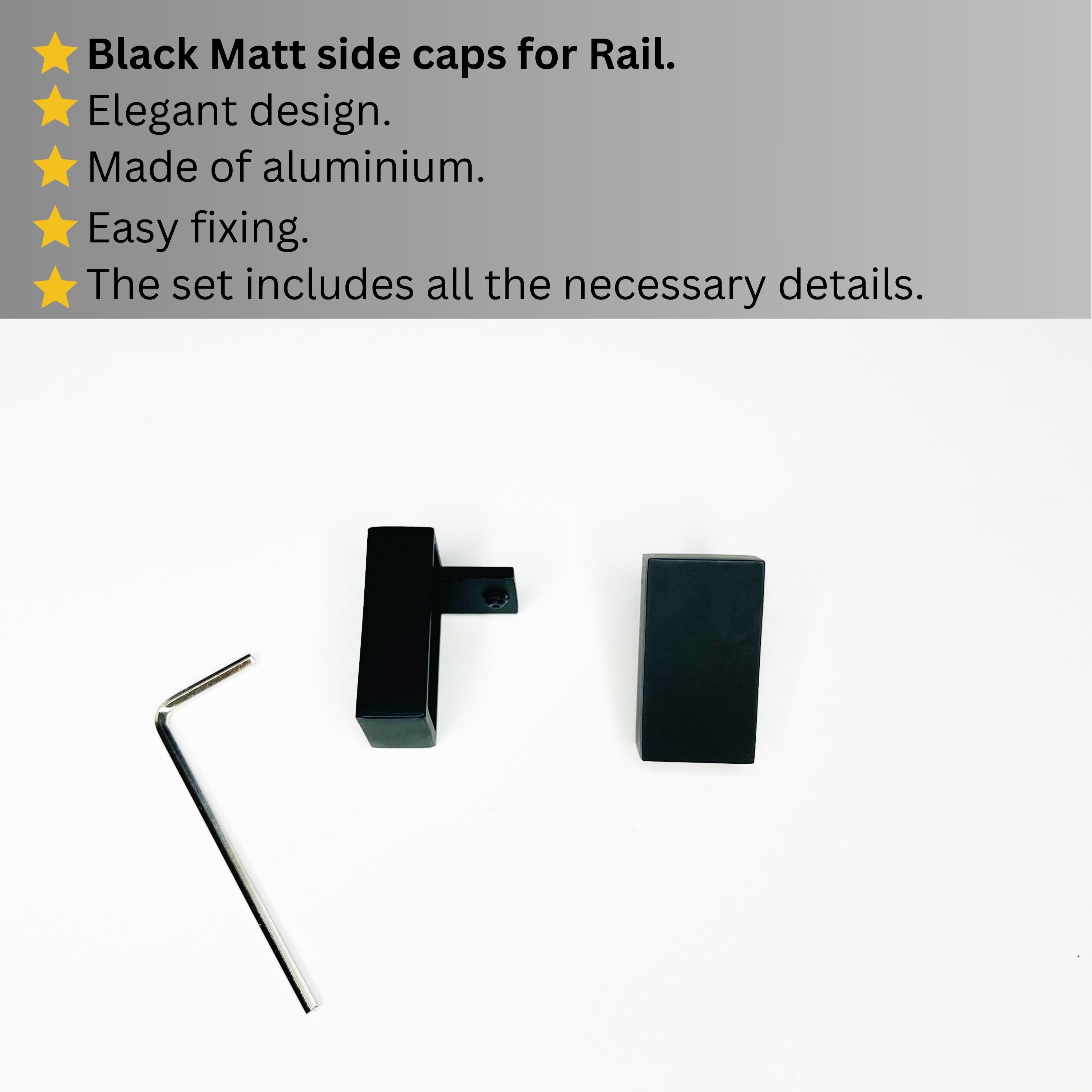 Black Matte Single Curtain Rail: Custom Sizes, Decorative Single Rail for Curtains, Sheers, and Blinds, Wall-Mount Single Track