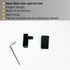 Black Matte Single Curtain Rail: Custom Sizes, Decorative Single Rail for Curtains, Sheers, and Blinds, Wall-Mount Single Track