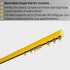 Single Golden Curtain Rail: Custom Sizes, Decorative Single Rail for Blinds, Curtains, and Sheers, Premium Ceiling-Mount Track