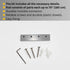 White Double Curtain Rod: Custom Sizes, Decorative Double Pole for Curtains, Sheers, and Blinds, Wall-Mount Poles