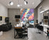 Custom-Made Modern Sliding Panel Curtains for Thermal Spas, Tailored Vertical Blinds for Wellness Studios, Branded Panel Track Blinds with Logo for Beauty Salons