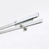 Silver Double Curtain Rail: Custom Sizes, Premium Wall-Mount Heavy-Duty 2-track Rail for Curtains, Blinds, and Sheers