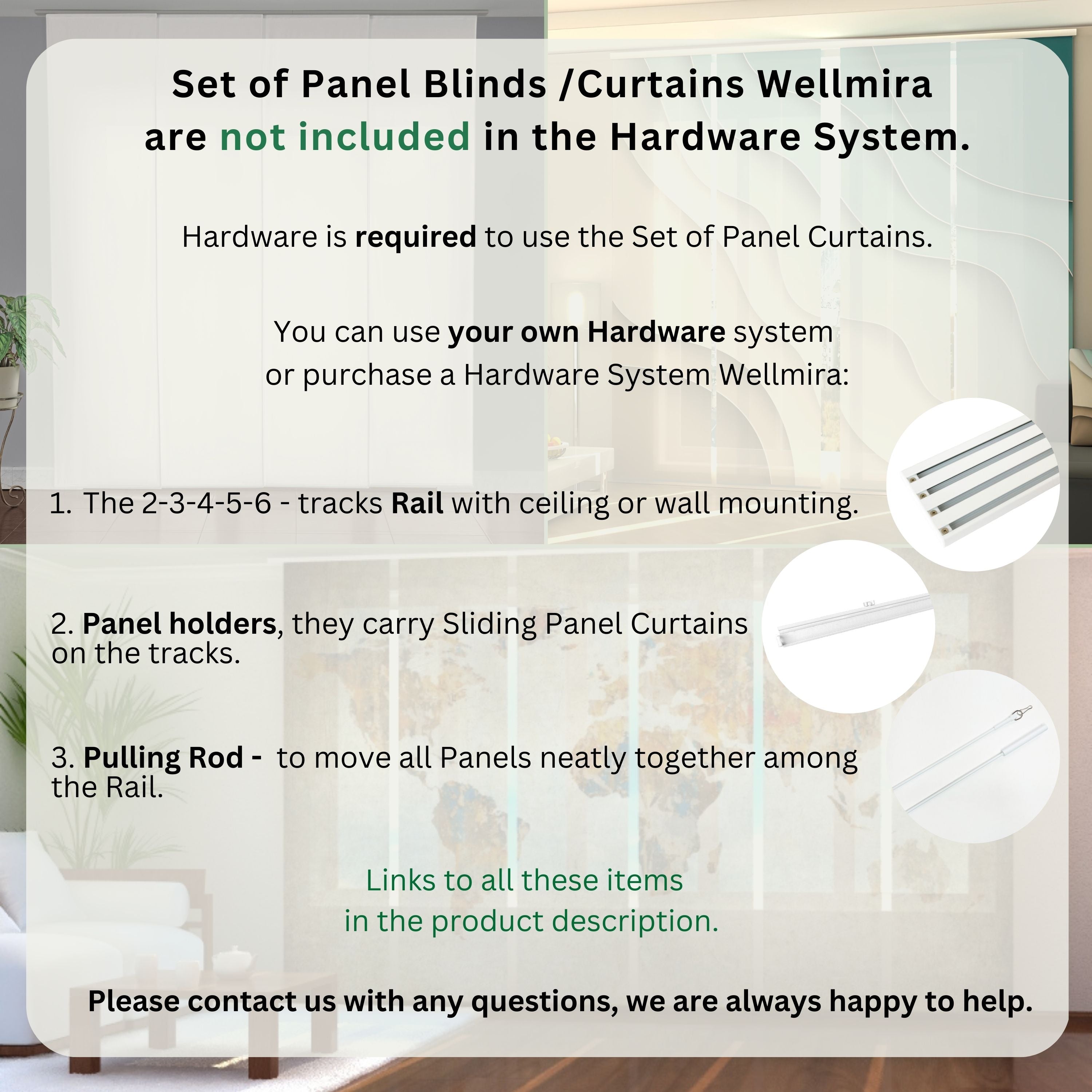 Light Beige Color Screen Panel Curtain