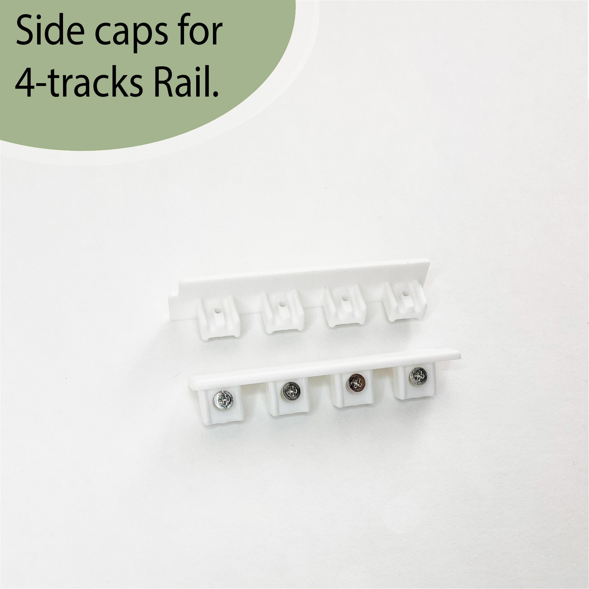 4-Tracks Panel Curtain Rail, ceiling or wall mount