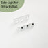 3-Tracks Panel Curtain Rail, ceiling or wall mount