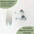 4-Tracks Panel Curtain Rail, ceiling or wall mount