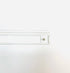L-shape side cap for Panel Holder, white plastic side cap with screw, 1 pc, accessorise for Panel Holder / Panel Track