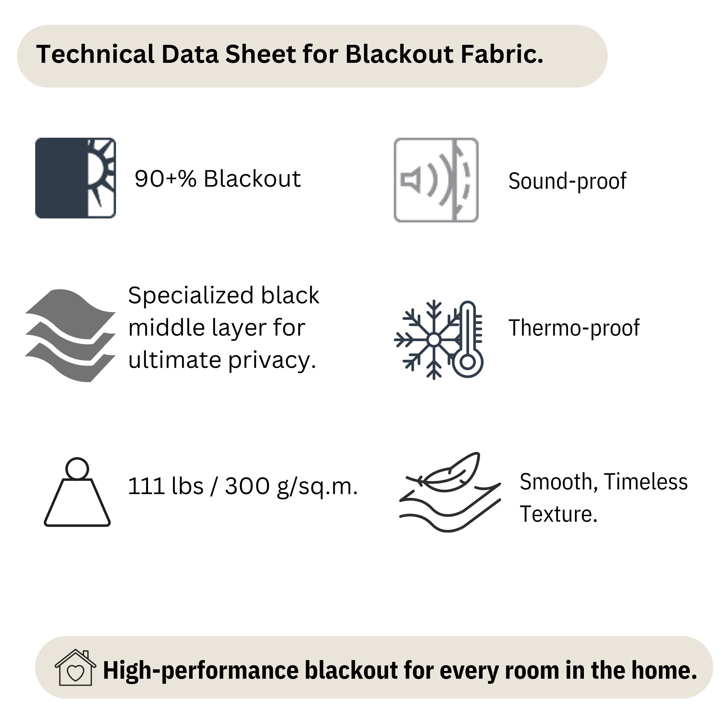 Custom Blue Navy Blackout Curtains - Extra Wide Thermal Drapes | Made-to-Measure 24 colours