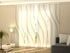 Sliding Panel Curtain Lovely White Waves