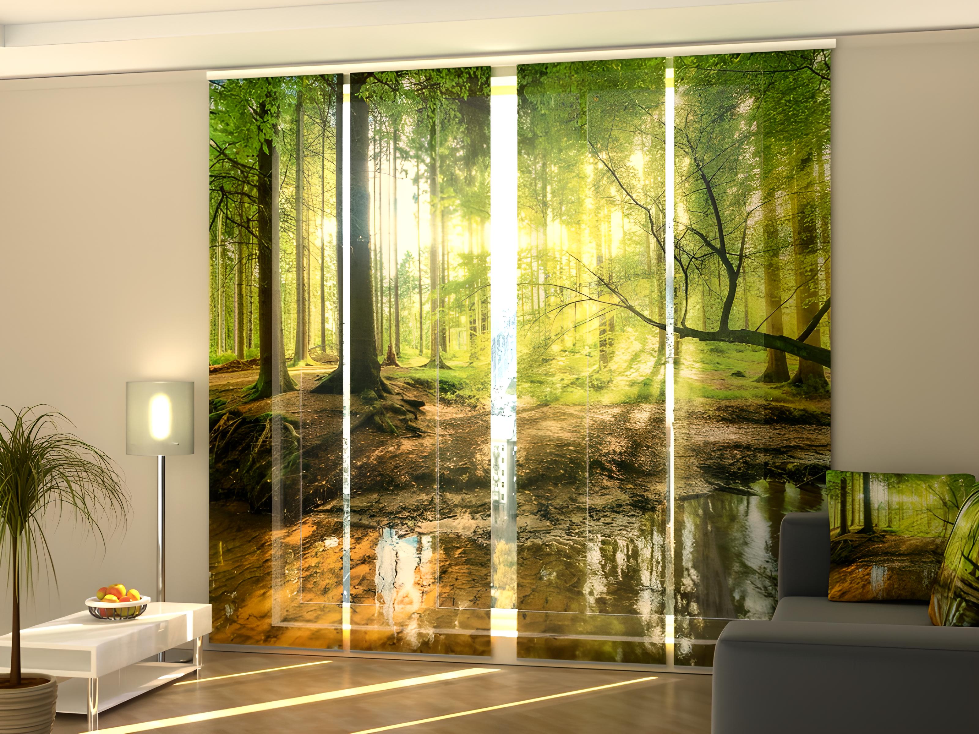 Custom Panel Track Blinds for Dental Offices, Modern Vertical Blinds for Medical Centers, Branded Sliding Panel Curtains with Logo for Pharmacies and Clinics