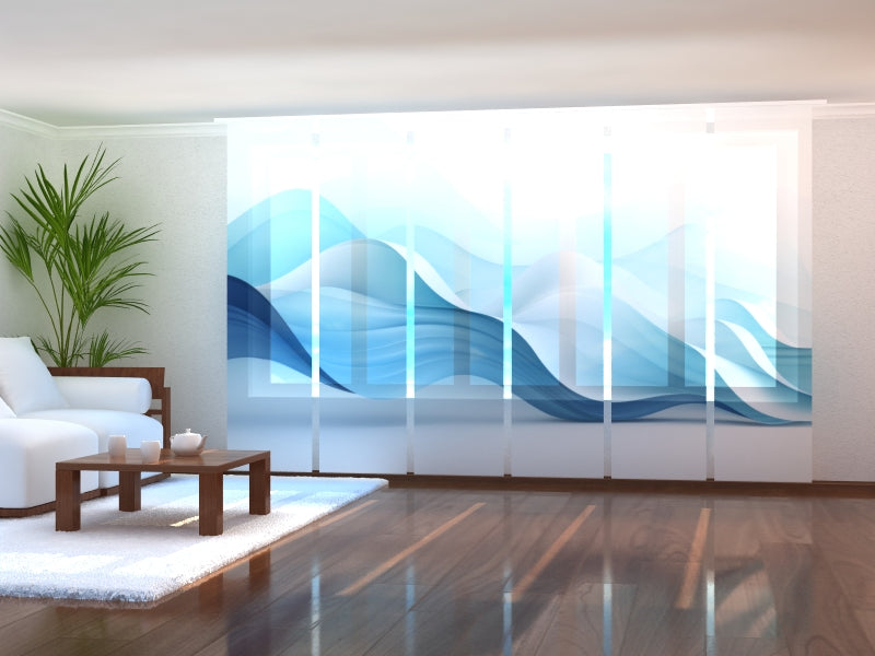 Custom Modern Panel Track Blinds for Multi-Specialty Centers, Sliding Panel Curtains for Private Medical Clinics, Vertical Blinds for Medical Offices