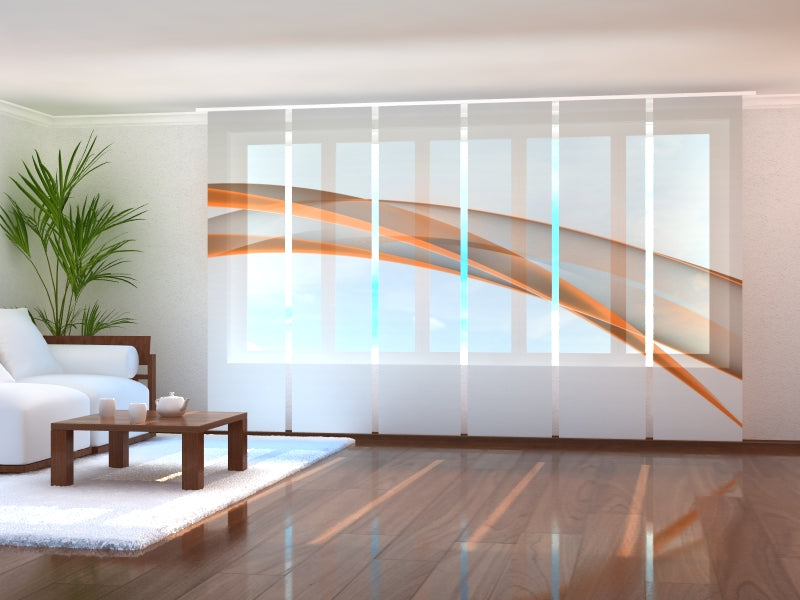 Custom Panel Track Blinds for Dental Offices, Modern Vertical Blinds for Medical Centers, Branded Sliding Panel Curtains with Logo for Pharmacies and Clinics
