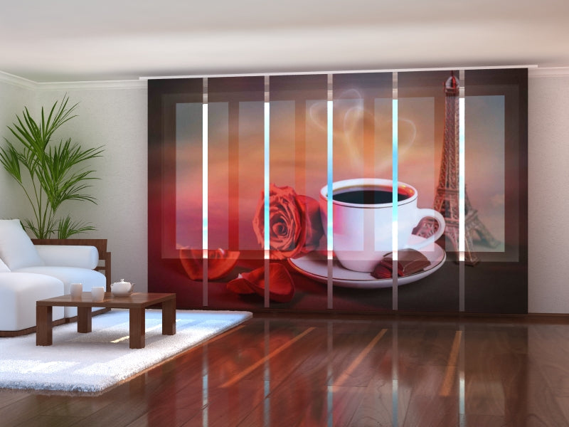 Sliding Panel Curtain French coffee 2