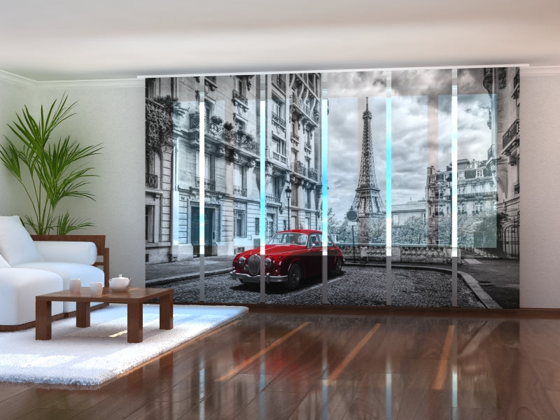 Modern Custom-Made Sliding Panel Curtains for Auto Shops and Dealerships, Custom Vertical Blinds for Retail Stores, and Logo-Branded Panel Track Blinds for Shopping Centers