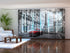 Modern Custom-Made Sliding Panel Curtains for Auto Shops and Dealerships, Custom Vertical Blinds for Retail Stores, and Logo-Branded Panel Track Blinds for Shopping Centers