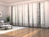 Sliding Panel Curtain Trees Trunks in Winter Fog