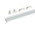 L-shape side cap for Panel Holder, white plastic side cap with screw, 1 pc, accessorise for Panel Holder / Panel Track