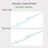 L-shape side cap for Panel Holder, white plastic side cap with screw, 1 pc, accessorise for Panel Holder / Panel Track
