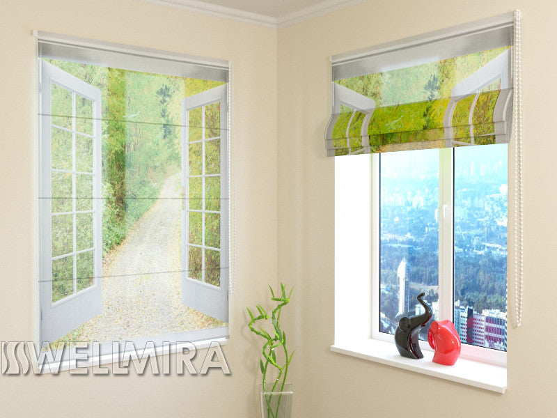 Roman Blind Early Morning