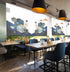 Custom-Made Modern Sliding Panel Curtains for Restaurants, Coffee Houses, Cafes, Commercial Spaces, and Branded Vertical Blinds for Pizzerias and Bars