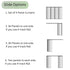 Sliding Panel Curtain Lovely White Waves