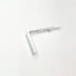 Wall bracket for Panel Curtain Rail, Curtain Rails and Tracks, white aluminium, durable