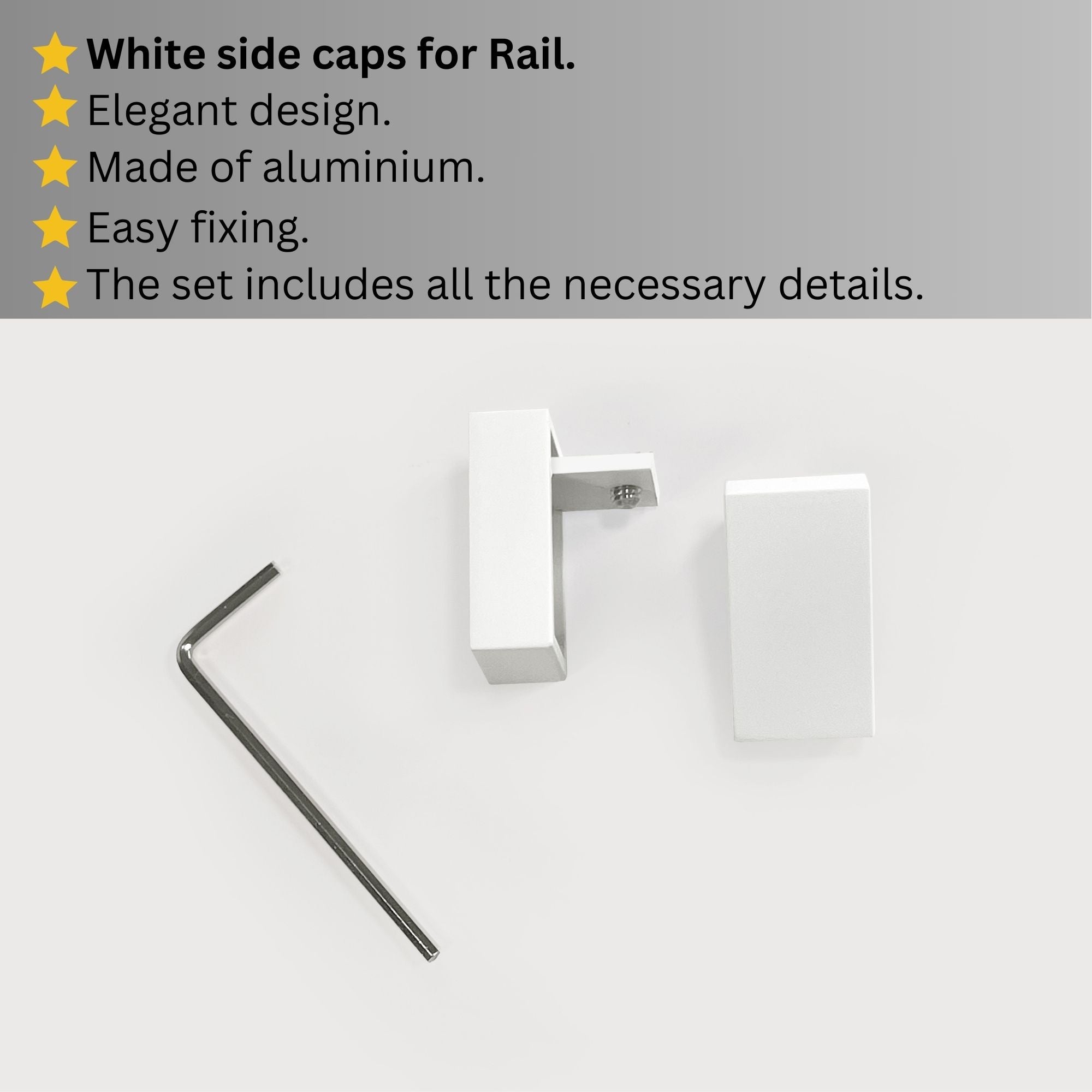 Single White Curtain Rail: Custom Sizes, Decorative Single Rail for Blinds, Curtains, and Sheers, Premium Ceiling-Mount Track