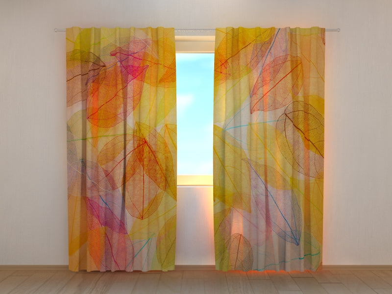 Photo Curtain Amazing Autumn Leaves