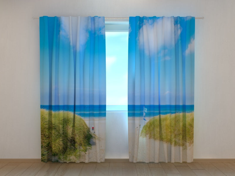 Photo Curtain Beach on Sylt island
