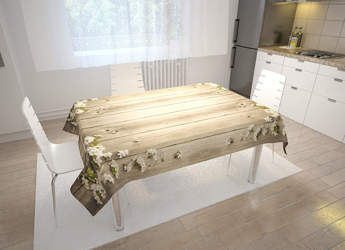 Tablecloth Blossom and wood - Wellmira