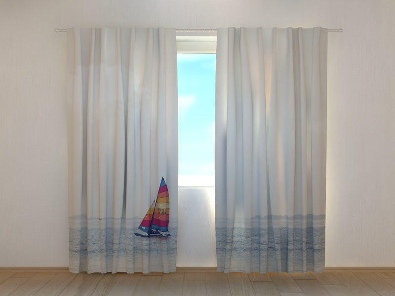 Photocurtain Boat near Venice - Wellmira