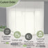 White Color Silk Panel Curtain