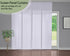 White Color Screen Panel Curtain