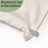 White Color Silk Panel Curtain
