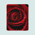 Fleece Blanket Red Rose
