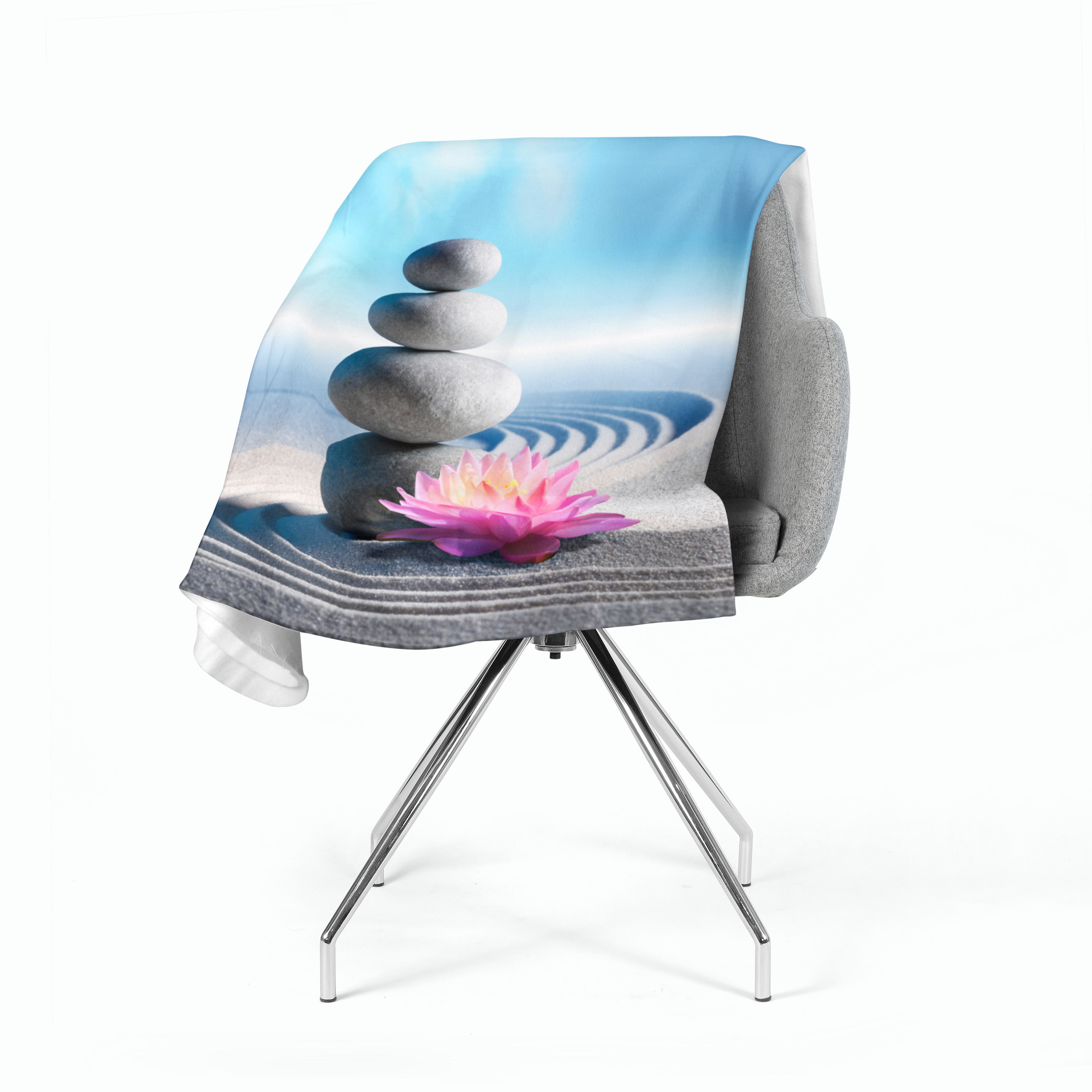 Fleece Blanket Lily on the Sand