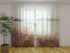 Photo Curtain Grass and Mountains in Vintage Style