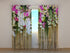 Photo Curtain Flowers on Bamboo - Wellmira