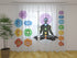 Photo Curtain The 7 Chakra Symbols