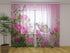 Photo Curtain Butterflies and Pink Roses - Wellmira