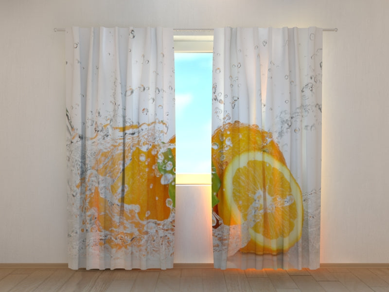 Photo Curtain Juicy Orange - Wellmira