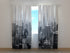 Photo Curtain New York in Black and White - Wellmira