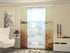 Set of 2 Panel Curtains Grass and Mountains in Vintage Style