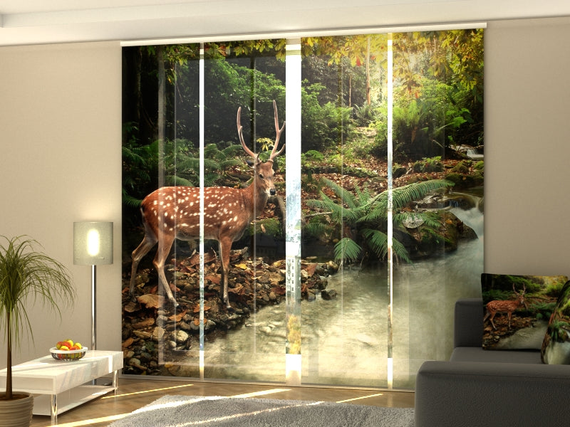 Set of 4 Panel Deer