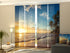 Set of 4 Panel Paradise Sunrise