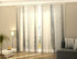 Set of 4 Panel Curtains Trees Trunks in Winter Fog