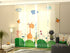 Sliding Panel Curtain Baby Animals - Wellmira