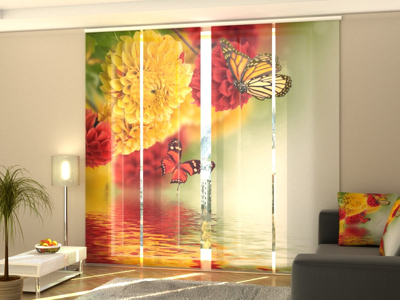 Sliding Panel Curtain Beautiful Fall - Wellmira